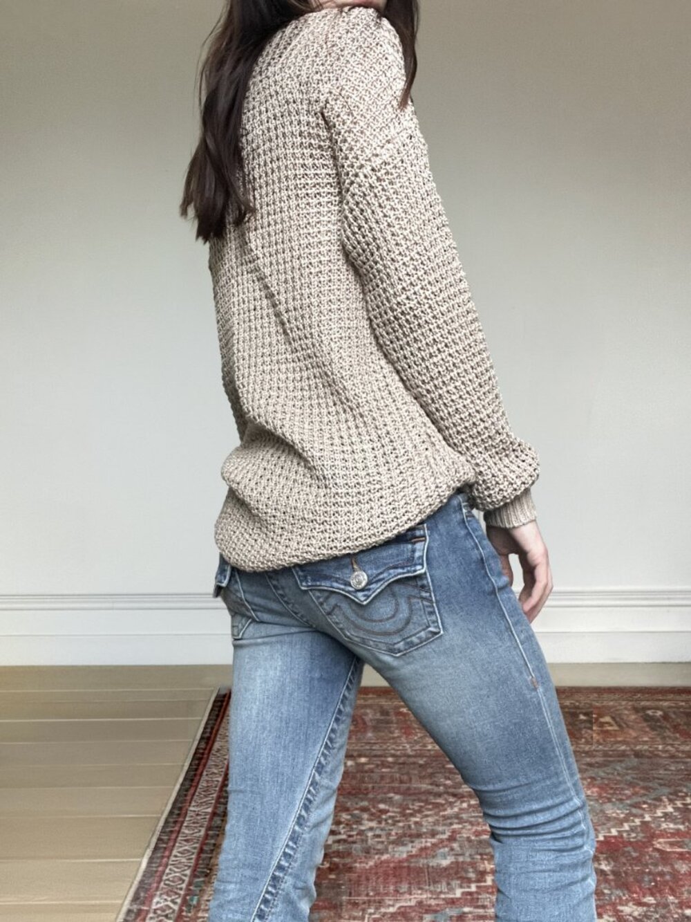 Brandy Melville cable knit sweater